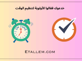 تنظيم الوقت